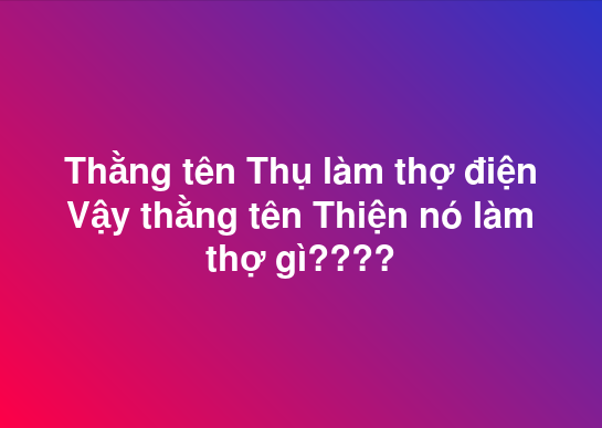 Thu ^ Thien